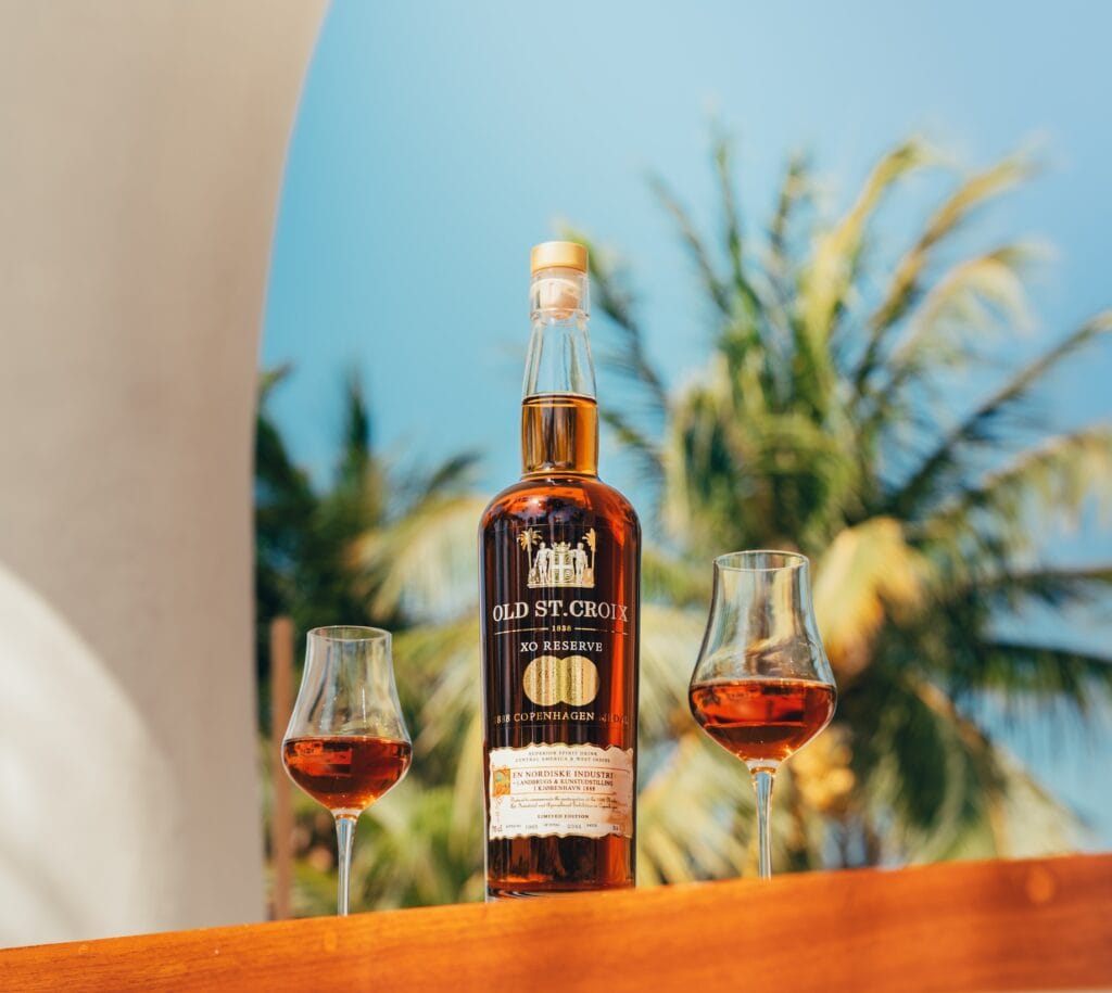 bottle of Copenhagen 1888 Medal and 2 nosing glasses